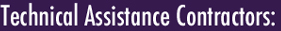 Technical Assistance Contractors