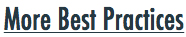 More Best Practices